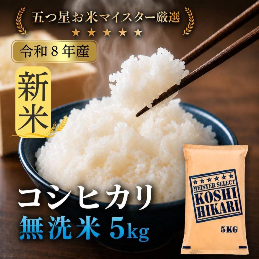 【令和8年産 新米】無洗米 コシヒカリ5kg 佐賀県産 無料 米 お米 産地直送 精米即日発送 着日指定可能 5キロ ご飯 こしひかり
