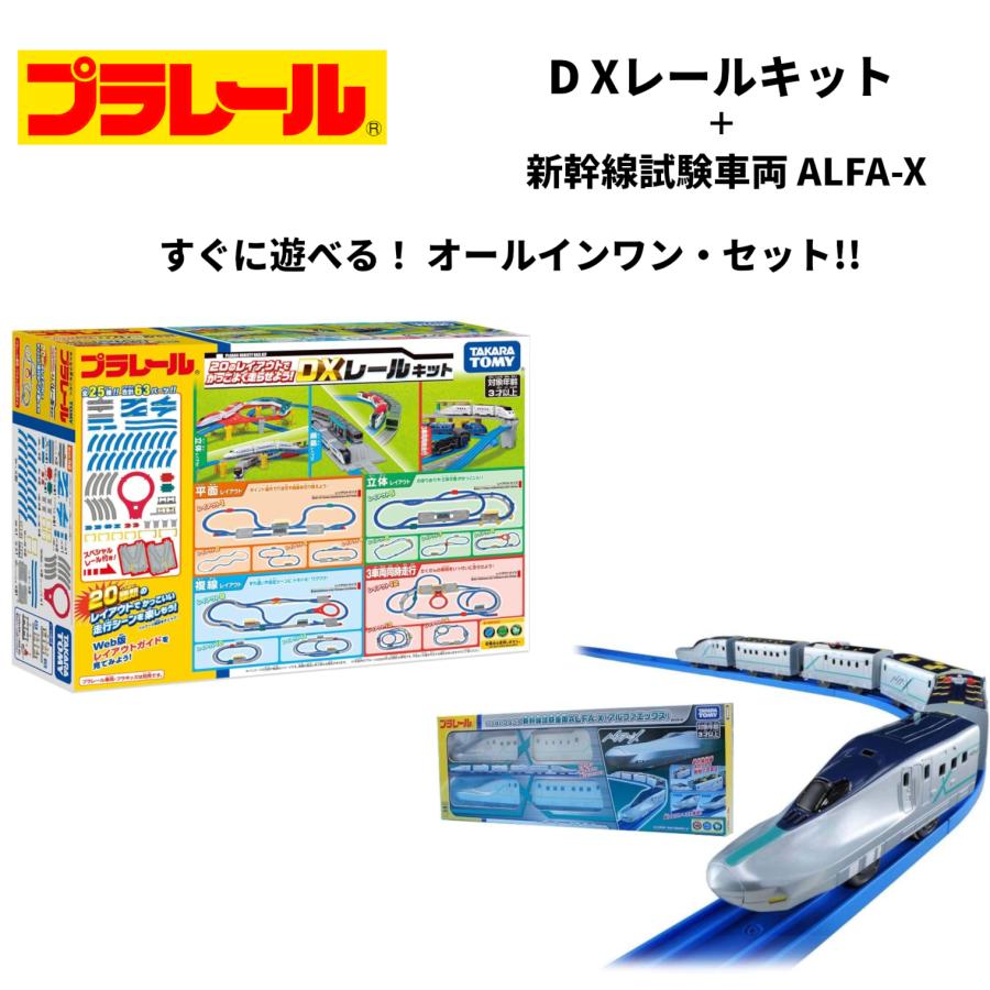 プラレール 【電車セット】 20のレイアウトでかっこよく走らせよう! DX