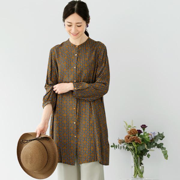 チュニック 大人可愛い おしゃれ 秋冬 40代 50代 60代 70代 ミセス