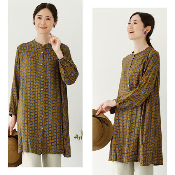 ★ヨッコ★センソユニコ／あん吉／カラフルな街並みプリント 半袖チュニック ☆ヨッコ様 専用☆センソユニコ／あん吉／カラフルな街並みプリント