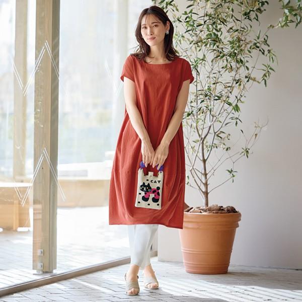ワンピース きれいめ おしゃれ 春夏 ミセス シニア ファッション 40代