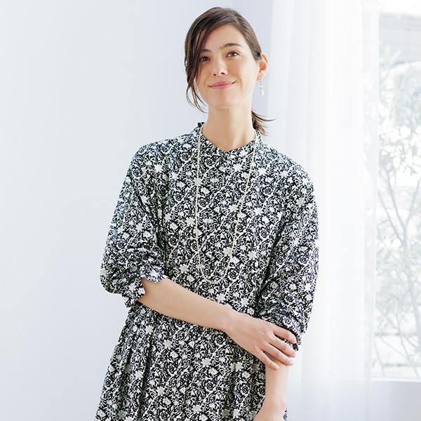 ワンピース きれいめ おしゃれ 春夏 ミセス シニア ファッション 40代