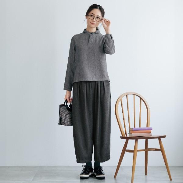 パンツ ボトム レディース おしゃれ 秋冬 ミセス シニア ファッション