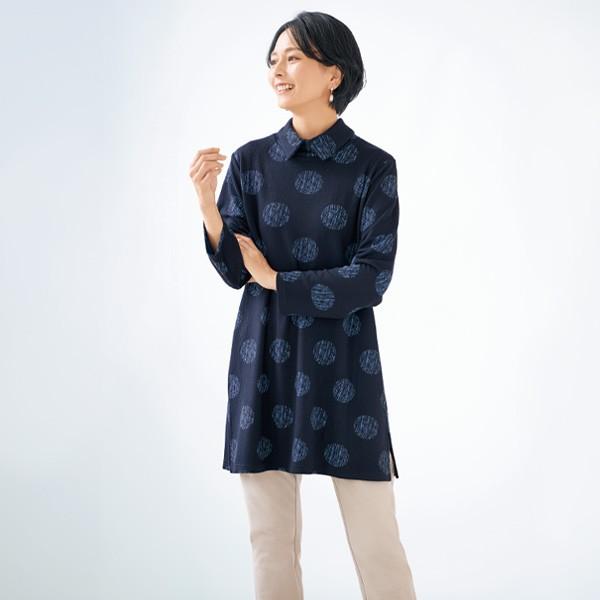 チュニック 大人可愛い おしゃれ 春 秋冬 ミセス シニア ファッション