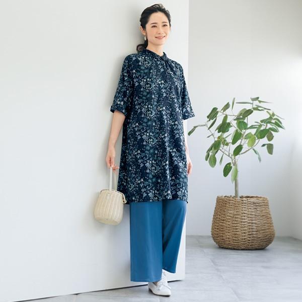 チュニック 大人可愛い おしゃれ 春夏 ミセス シニア ファッション 40