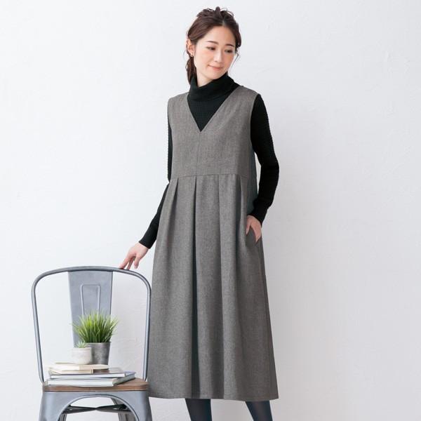 人気ブランドを ジャンパースカート 秋冬 タック入りジャンパードレス 40代 50代 60代 70代 ファッション ミセス シニア レディース 婦人 服 ワンピース ゆったり 大人 京都通販 ミセスのファッション館 通販 Yahoo ショッピング 数量限定 特売 Www