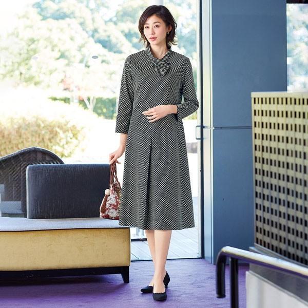 ポイント10倍 ワンピース レディース 春 秋 タック襟使い和調プリントワンピース 大きいサイズ 50代 60代 70代 80代 ミセス シニア ファッション 服 百貨店販売商品 京都通販 ミセスのファッション館 通販 Yahoo ショッピング 残りわずか Www