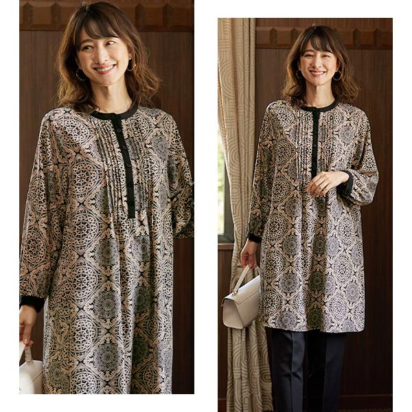 チュニック 大人可愛い おしゃれ 着映え 上品 ギフト プレゼント