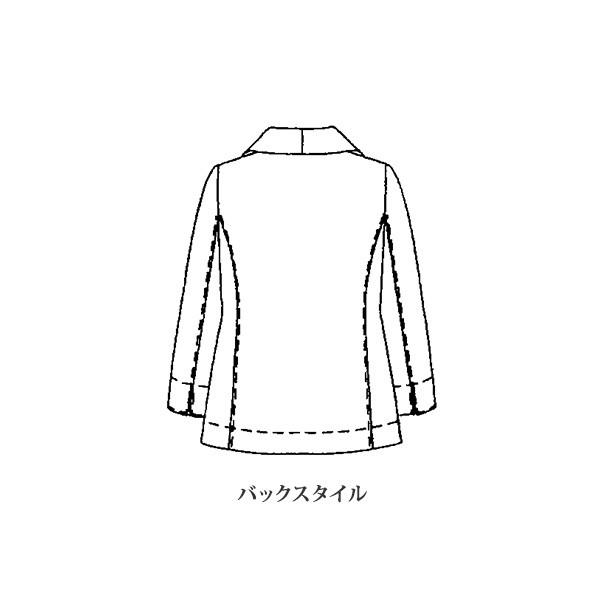 大人 おしゃれ アウター レディース  / メランジウール調 合繊襟付ジャケット / 50代 60代 70代 80代 ミセス シニア ファッション 百貨店販売商品｜miyako385｜02