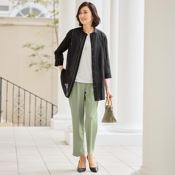 美品】シクラス 半袖ブラウス シルク プルオーバー 艶感 36 無地