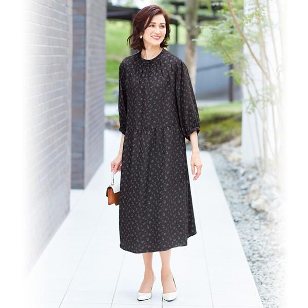 日本製 ワンピース 50代 60代 70代 80代 ミセス シニア ファッション