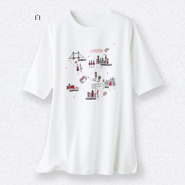 Tシャツ レディース 半袖 50代 60代 70代 80代 ミセス シニア 