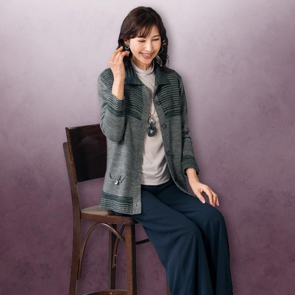 ジャケット レディース おしゃれ 秋冬 40代 50代 60代 70代 80代  