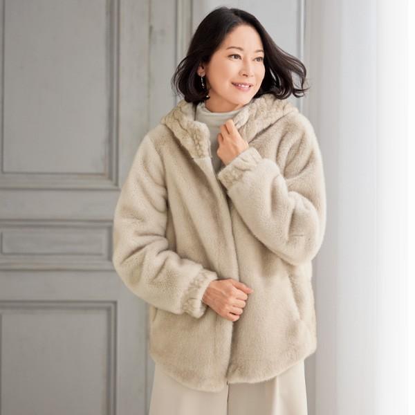 しゅーた 「ファーコート / ブラウン」 楽天市場】ファーコート メンズ モード系 毛皮コート メンズ V系