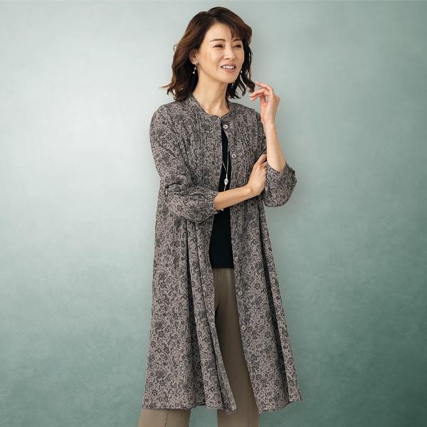 ワンピース きれいめ おしゃれ 春夏 ミセス シニア ファッション 40代