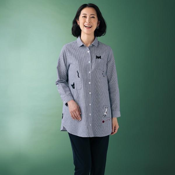 チュニック 大人可愛い おしゃれ 秋冬 ミセス シニア ファッション 40