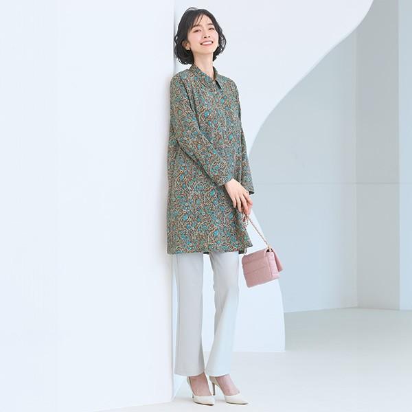 チュニック 大人可愛い おしゃれ ミセス シニア ファッション 50代 60 