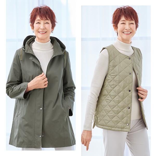 コート アウター レディース おしゃれ ミセス シニア ファッション 50