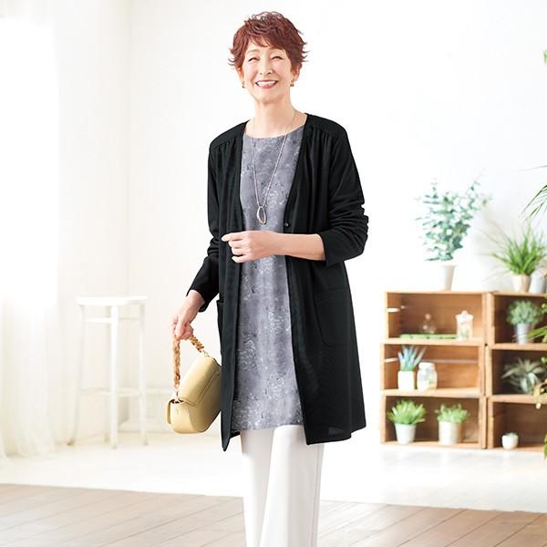 チュニック きれいめ おしゃれ ミセス シニア ファッション 50代 60代