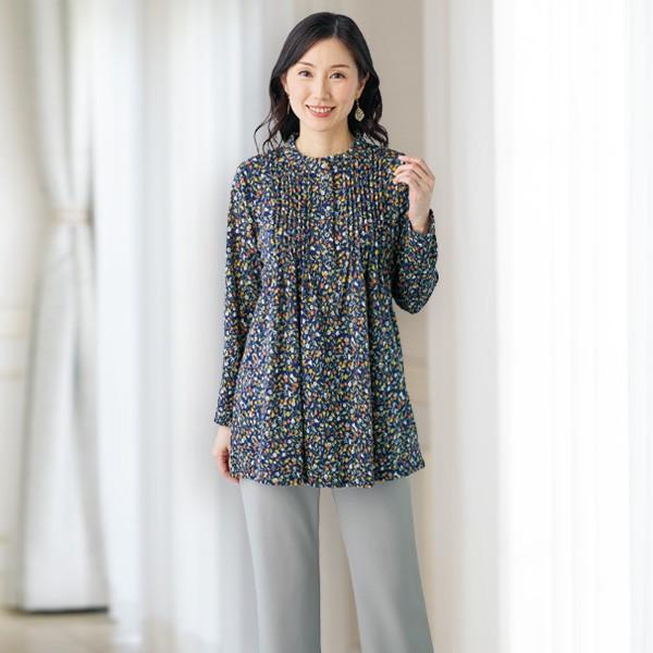 おしゃれ　大人コーディネート　アフリカンプリント　チュニック 春夏衣料】 shanti /チュニック アフリカンプレーン｜テソロ(tesoro