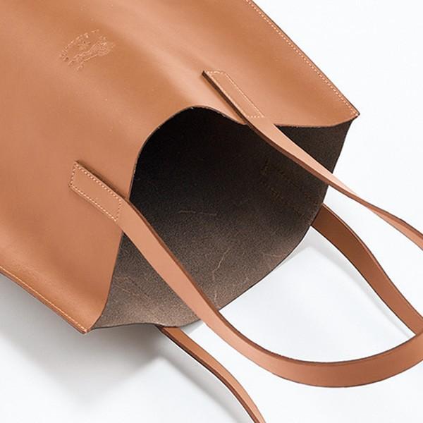 IL BISONTE ブラウン レザートートバッグ トートバッグ | トート & ハンドバッグ | バッグ | オンライン