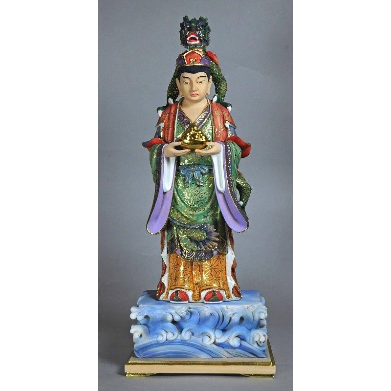 八大龍王立像　1尺　極彩色仕上　八体一組