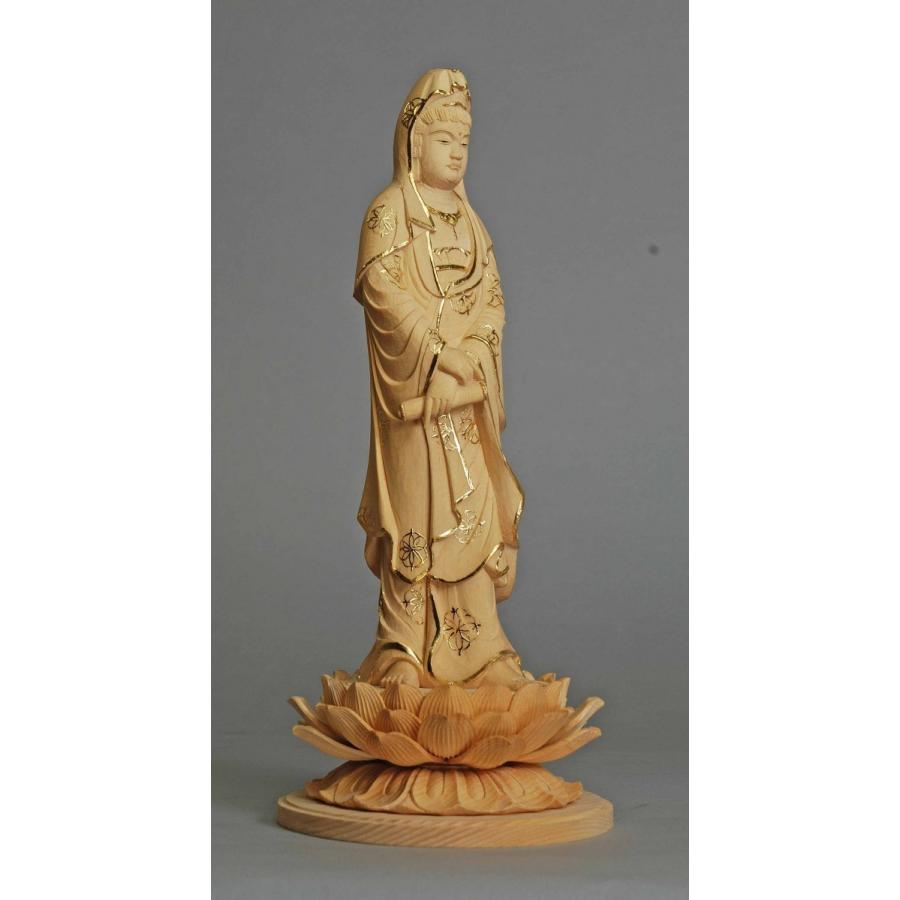 備前焼 白衣観音像 高さ20cm 目立つ傷なし 備前焼 白衣観音像 高さ