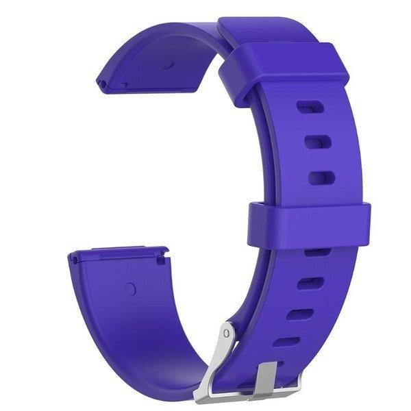Fitbit 腕時計 交換ベルト 22? 時計バンド ラバー シリコン スポーツ ストラップ ブレスレット カラフル|紫-L｜miyakodou｜19