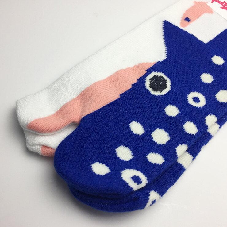 沖縄 お土産 美らピカ足袋ソックス レディース 23〜25cm スニーカー丈