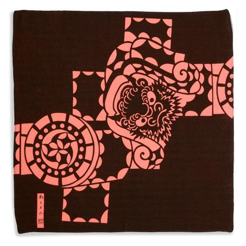 ミニ鬼瓦×紅梅色（こうばいいろ） | 