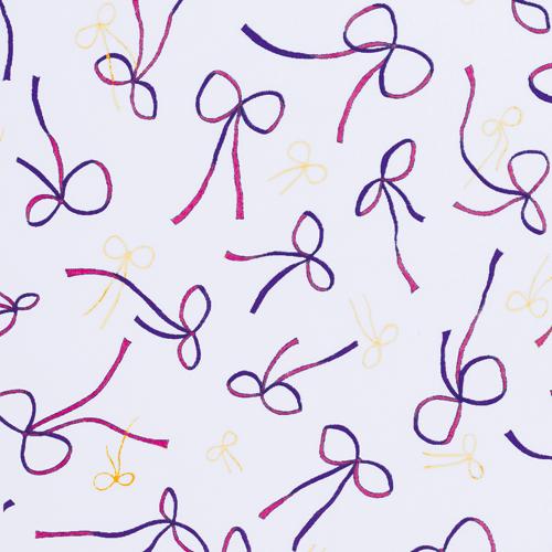 ミニリボン×淡藤色（あわふじいろ） |  | 01