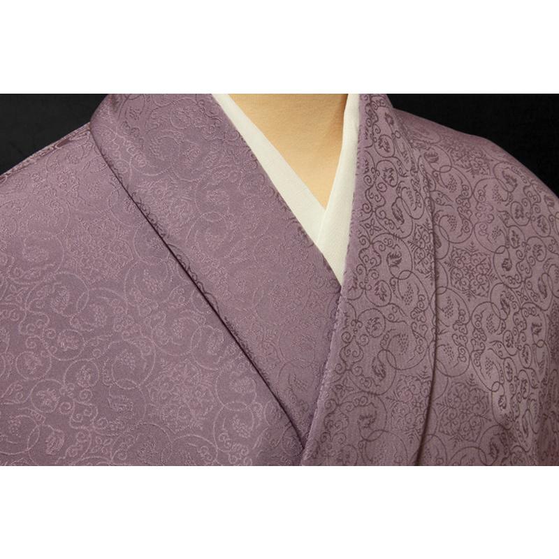 色無地 紋意匠 正倉院葡萄唐草文 うす紫色 : 色無地着物専門 みやこ 