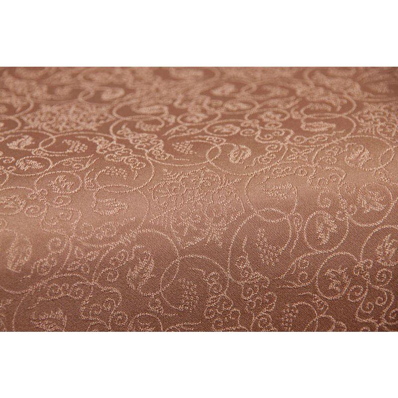 色無地 紋意匠 正倉院葡萄唐草文 水柿 着物