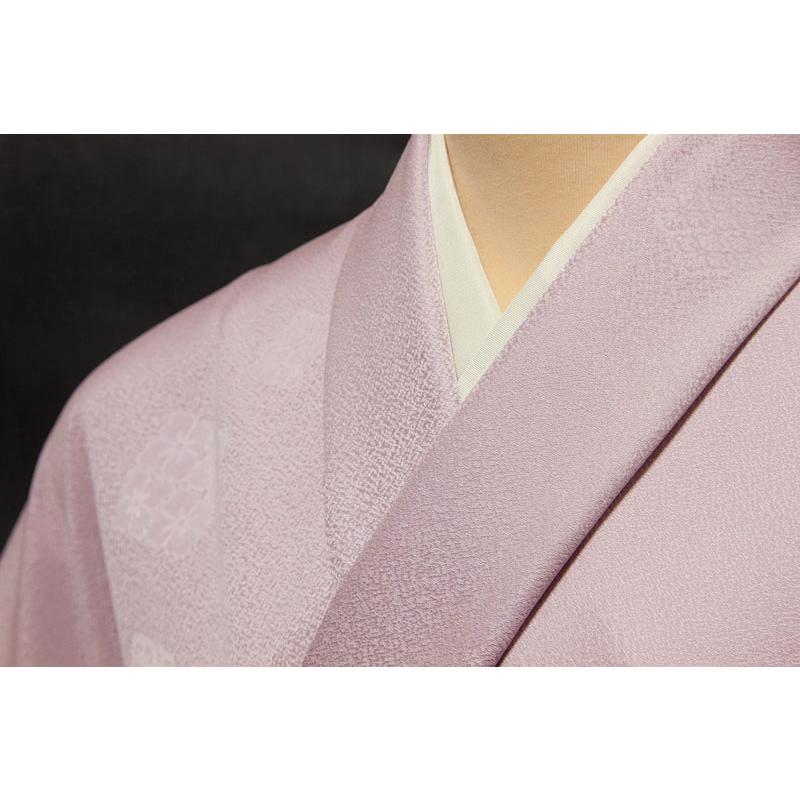 色無地 紋意匠 花菱文 白藤 : 色無地着物専門 みやこさかえ - 通販