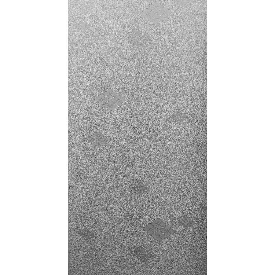 色無地　紋意匠　花菱文　マスタードの画像