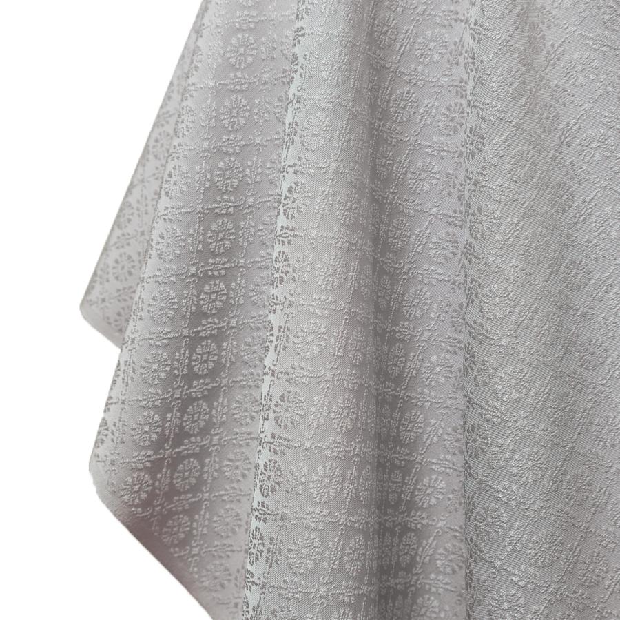 色無地 紋意匠 有職小葵文 銀鼠色【反物1反・胴裏1枚・共色八掛1枚の