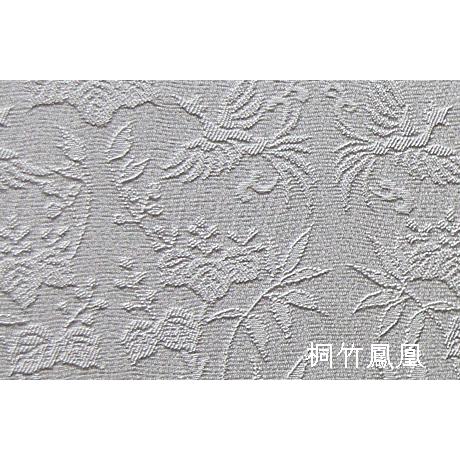 色無地 付下げ柄 横段有職詰文 明るいグレー【反物1反・正絹胴裏1枚