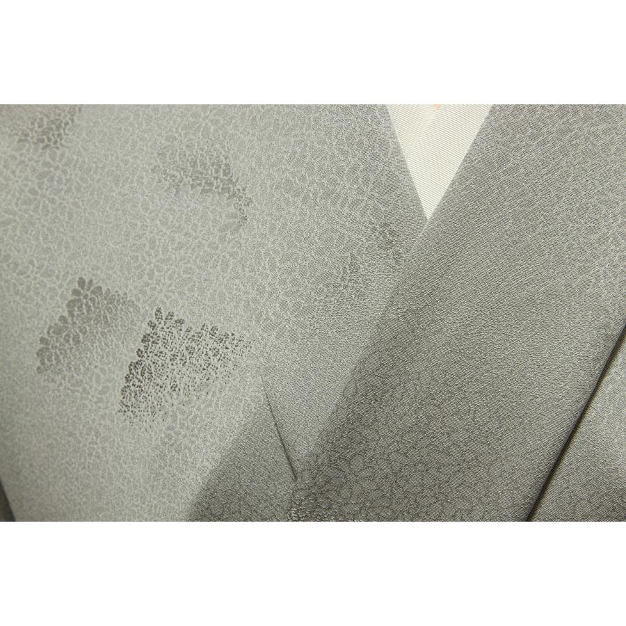 色無地 菱取菊詰文 白鼠 : 色無地着物専門 みやこさかえ - 通販