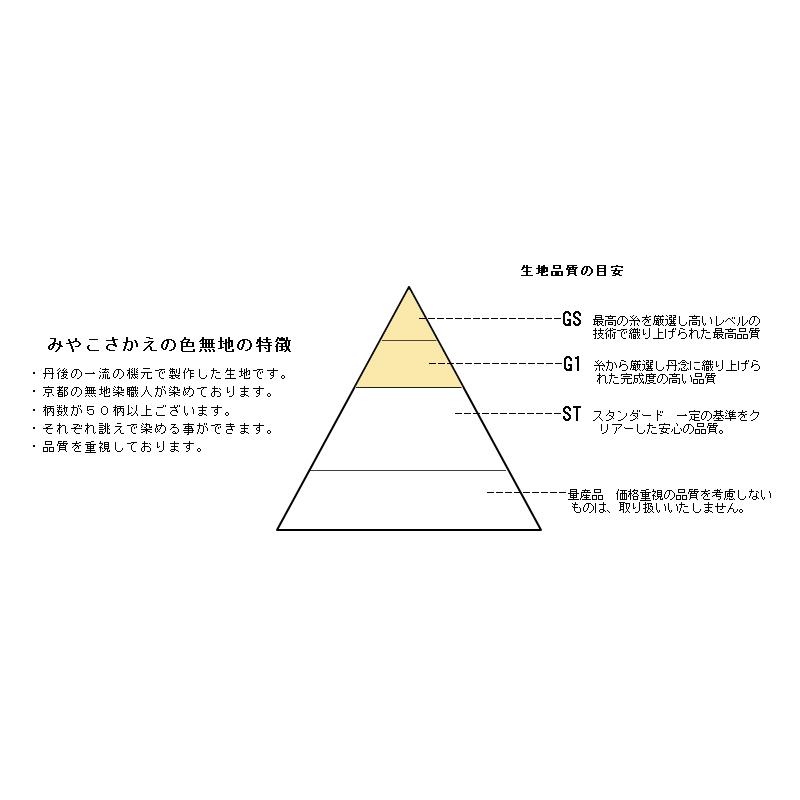 色無地　唐織唐草文　カメオピンクの画像
