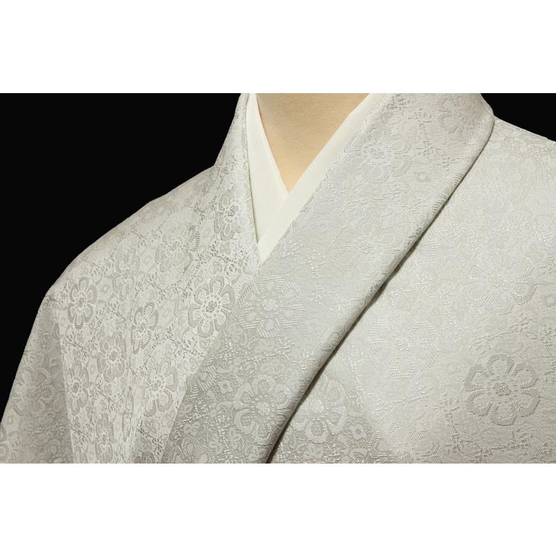 色無地 日本伝統御裂 正倉院花鳥錦文 白鼠 : 色無地着物専門 みやこ