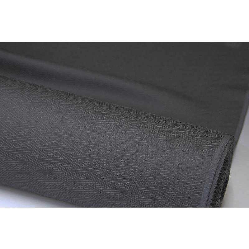 B5 単衣 作家物 紗綾形の地模様 くすみカラー 正絹 色無地 着物 11 k1-68165_1.jpg