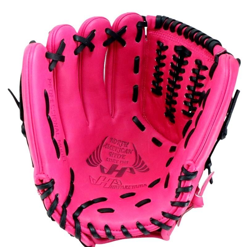 ハタケヤマ HATAKEYAMA 投手用 硬式 グローブ 左投げ ピンク