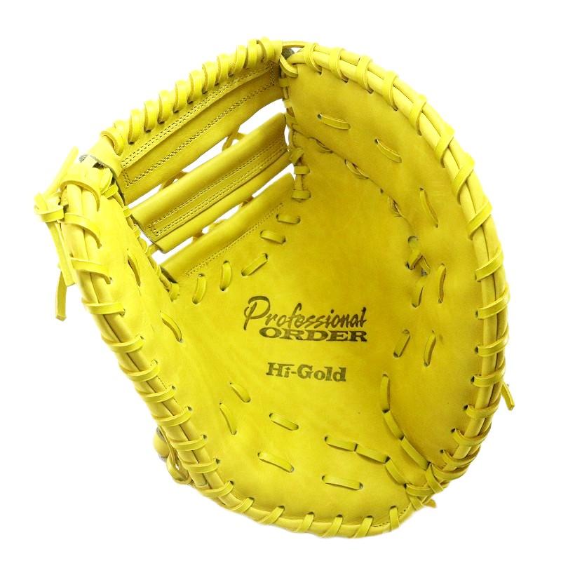 ★極美品★即戦力★ハイゴールド 硬式用 ファーストミット Hi Gold 金刺繍 HI-GOLD（ハイゴールド） HIGOLD 314 ファーストミット 硬式 硬式