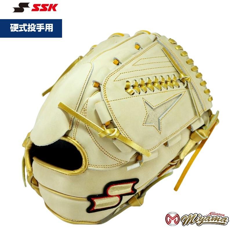 まとめ買い】 SSK エスエスケイ 硬式投手用グローブ ブラック ゴールド