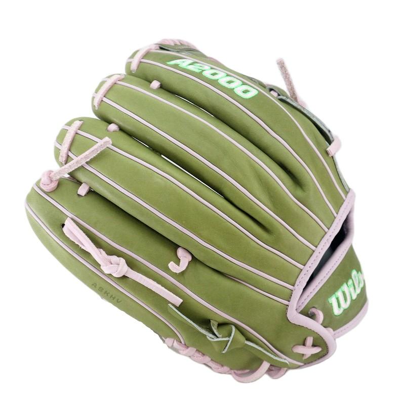 硬式野球グローブ クリーム/緑 ZETT グローブ グラブ 投手用 グリーン