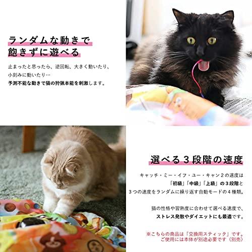 猫壱（necoichi） キャッチ・ミー・イフ・ユー・キャン2 猫用電動おもちゃ (羽3｜miyamay｜03