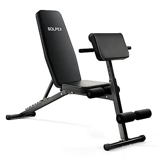 Solpex トレーニングベンチ インクラインベンチ 腹筋 ベンチプレス 筋トレ ベン : ミヤマ商店Yahoo!ショップ - 通販 ...