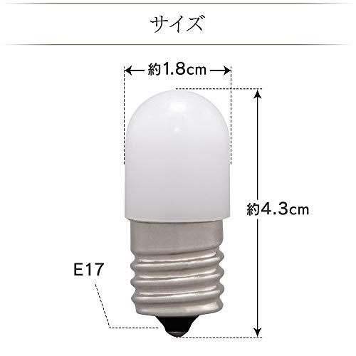 アイリスオーヤマ LED電球 ナツメ球 口金直径17mm 電球色 密閉型器具対応 LDT1L-｜miyamay｜07