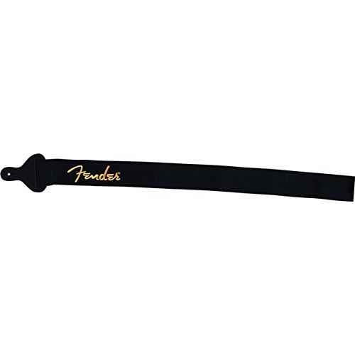 Fender ストラップ Fender〓 2" Black Poly Strap w/Yellow Fender〓 Logo｜miyamay｜02