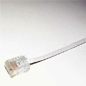 ミヨシ LANケ-ブル カテゴリ-6 Gigabit対応 フラット 厚さ1mm 幅4mm 2m